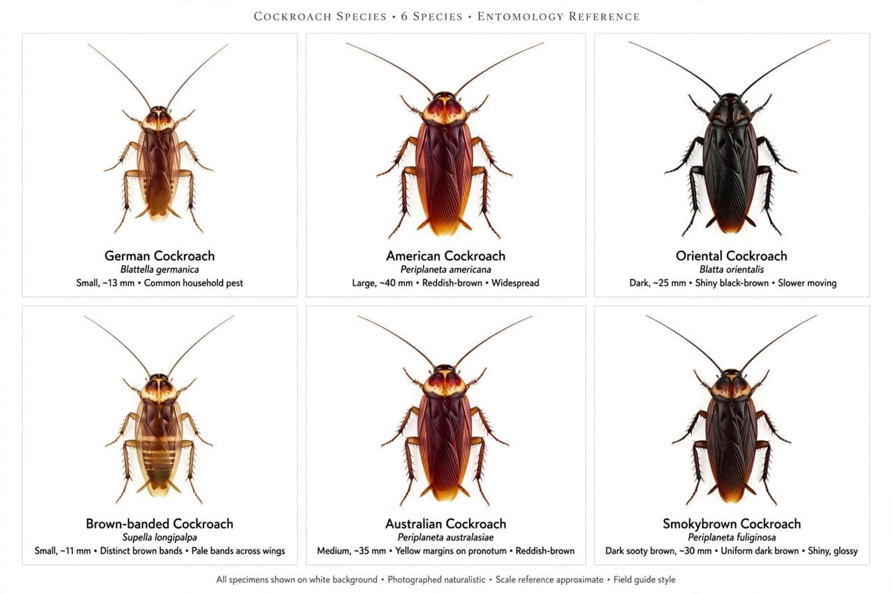 Cockroach, a common commercial pest